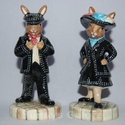DB411 & DB412 Pearly King & Queen Bunnykins set Image